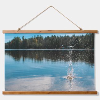 Suspendue Tapisserie du lac Splash