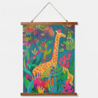 Suspendue Tapisserie Giraffe