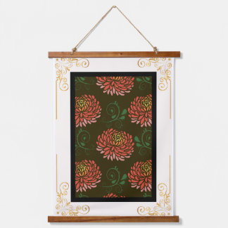 Suspendue Tapisserie Midnight Blossom