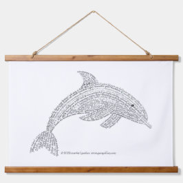 Suspendue Tapisserie mondiale de dauphins