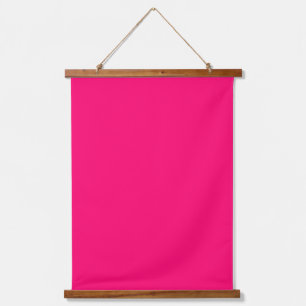Suspendue Tapisserie personnalisée en néon rose et noir