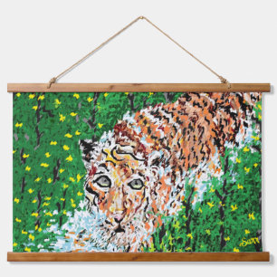 Suspendue Tapisserie : Prey Of The Tiger