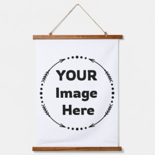 Suspendue Votre image ici Tapisserie personnalisée