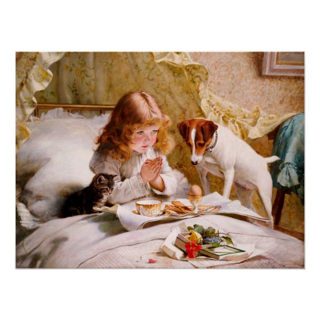 Suspense by Charles Burton Barber Poster (Vorderseite)