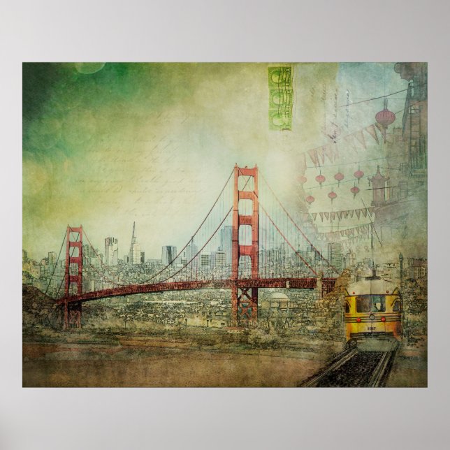 Suspension - Golden Gate Bridge Collections Poster (Devant)