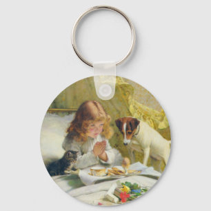 Suspension von Charles Burton Barber Schlüsselanhänger
