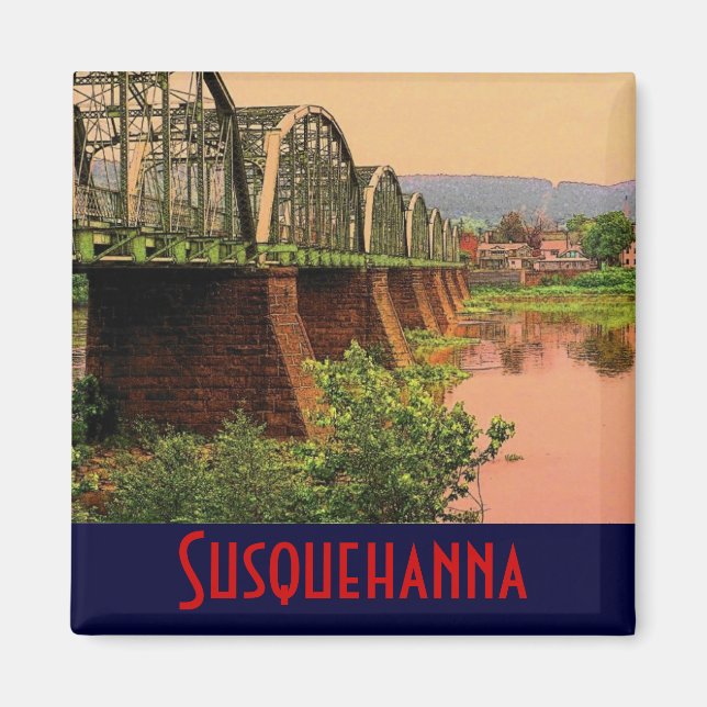 Susquehanna River Magnet (Vorne)