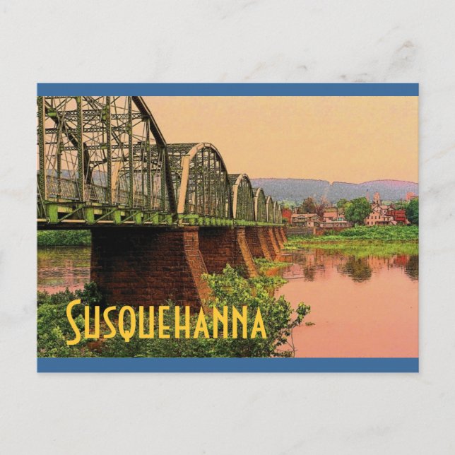 Susquehanna River Postcard Postkarte (Vorderseite)