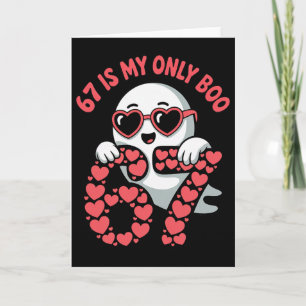 Süß 67 Ist Mein Einziges Boo Lustiges Valentine Si Karte