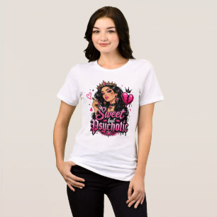 Süß aber psychotisch Tri-Blend shirt