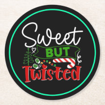 Süß aber verdreht lustiger Weihnachts-Candy Cane