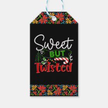 Süß aber verdreht lustiger Weihnachts-Candystick