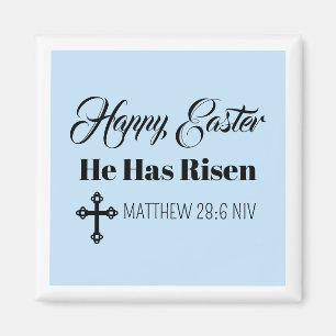 Süß Frohe Ostern Er ist auferstanden Bibelvers Bla Magnet