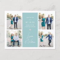 Süß gezeichnete Hochzeit Speichern Sie das Datum P