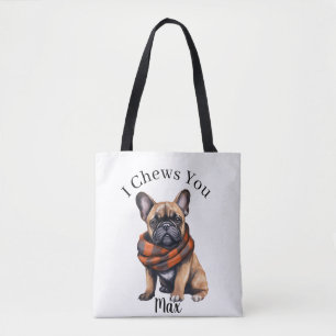 Süß ich knabbere an dir Französische Bulldogge-T Tasche