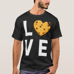 Süß Ich liebe Chocolate Chip Cookies T-Shirt