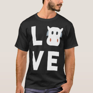 Süß Ich Liebe Kühe Kuh Für Kinder T-Shirt