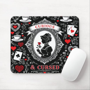 Süß inspiriert von der dunklen Alice im Wunderland Mousepad