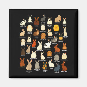 Süß ist Kaninchenliebhaber Bunny züchtet Kaninchen Magnet
