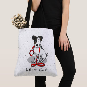 Süß Lass uns gehen! Jack Russell Terrier (dreifarb Tasche