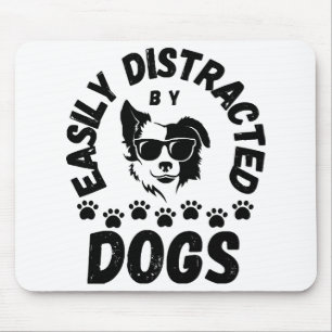Süß Leicht von Hunden ablenkbar Haustierliebhaber Mousepad