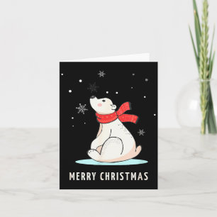 Süß Lustig & Einzigartiger Weihnachten Lar Bär Karte