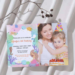 Süß Lustig   Kinder Foto Geburtstag Einladung