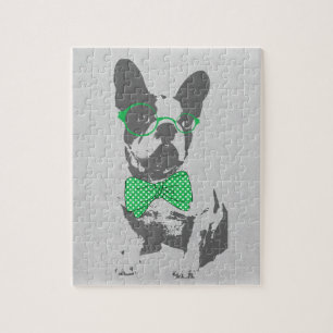 Süß lustig trendy retro Tier französische Bulldogg