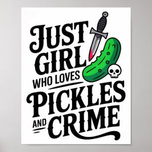 Süß, nur ein Mädchen, das Ckles und Verbrechen Hal Poster