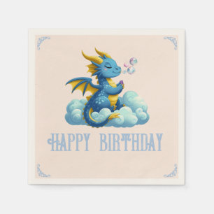 Süß/Regenbogen/Drache/Whimsical  Serviette