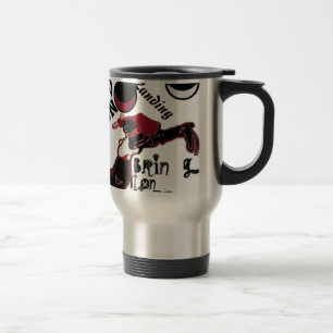 Süß retro vintage Bring es auf den Mond Landing Ho Reisebecher