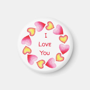 Süß Romantisch Ich liebe dich Valentinstag  Magnet