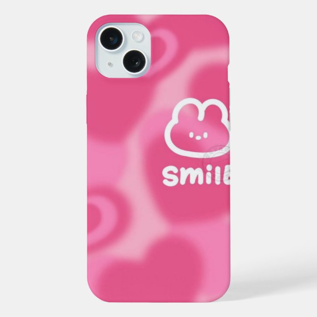 Süß rosa  iPhone 15 plus hülle (Rückseite)