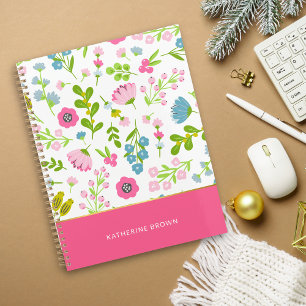 Süß Rosa Stylisch Floral Weiblich 2026 Planer