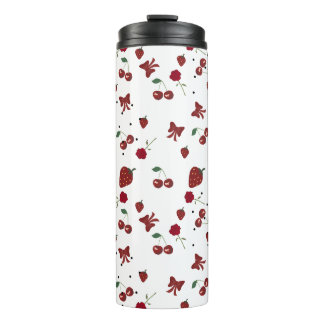 süß rot und weiß thermosbecher