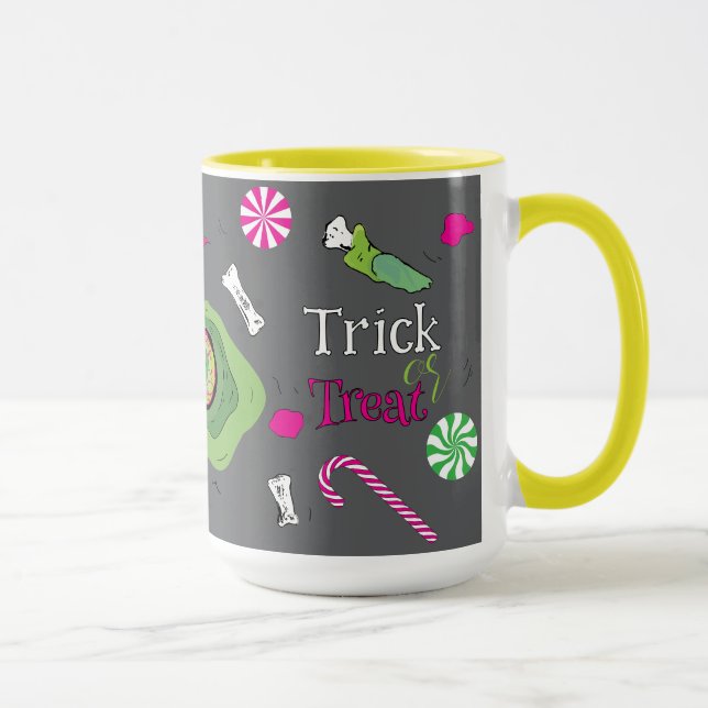 Süß, süß und süß! Trick oder Treat! Tasse (Rechts)