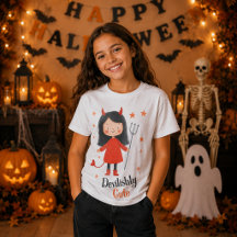 Süß Teuflisch süßer kleiner Teufel Halloween