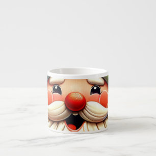 süß und kawaii Papai Noel Baba Sankt Nikolaus Kris Espressotasse