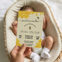 Süß wie Can Bee! Honigbiene, Honig, Babydusche