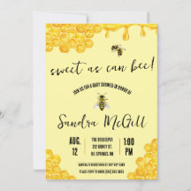 Süß wie Can Bee! Honigbiene, Honig, Babydusche