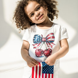 Süß wie eine amerikanische Kirsche Kleinkind T-shirt
