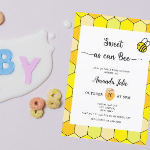 Süß wie eine Biene Baby Shower Einladung