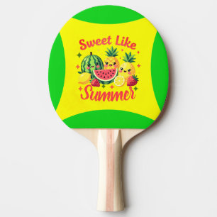 Süß wie Sommer Cute Kawaii Frucht Volldruck Tischtennis Schläger