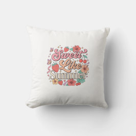 Süß wie Sommer – Süße Früchte- und Blumen-Sticker Kissen