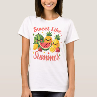 Süß wie sommerliche süße Fruchtfreunde T-Shirt