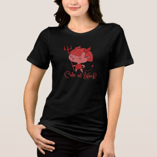 Süß wie verrückt Tri-Blend shirt