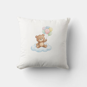 Süß Wir Können Kaum Warten Teddy Bär Baby Shower Kissen
