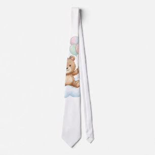 Süß Wir Können Kaum Warten Teddybär Baby Shower Krawatte
