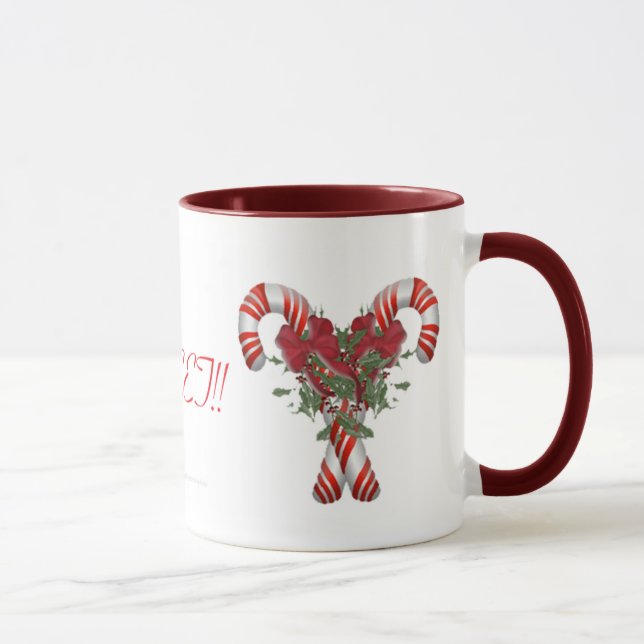 Süß! Zuckerstange-Trinkbehälter Tasse (Rechts)