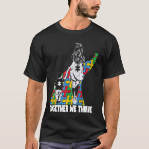 Süß zusammen Mutter Sohn Autistische Jungen Autism T-Shirt